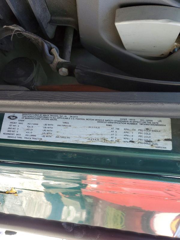 2016 Mack 600 CXU600