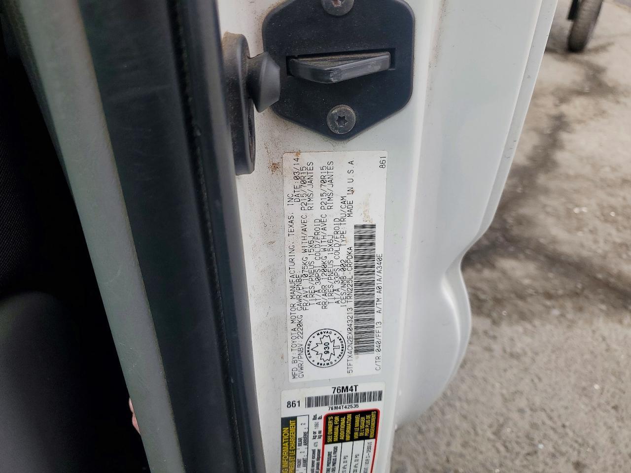 2014 Toyota Tacoma Base