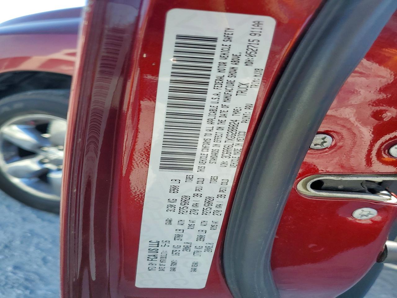 2016 Dodge RAM 1500 SLT