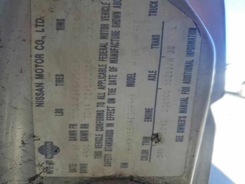 1989 Nissan D21 Short BED