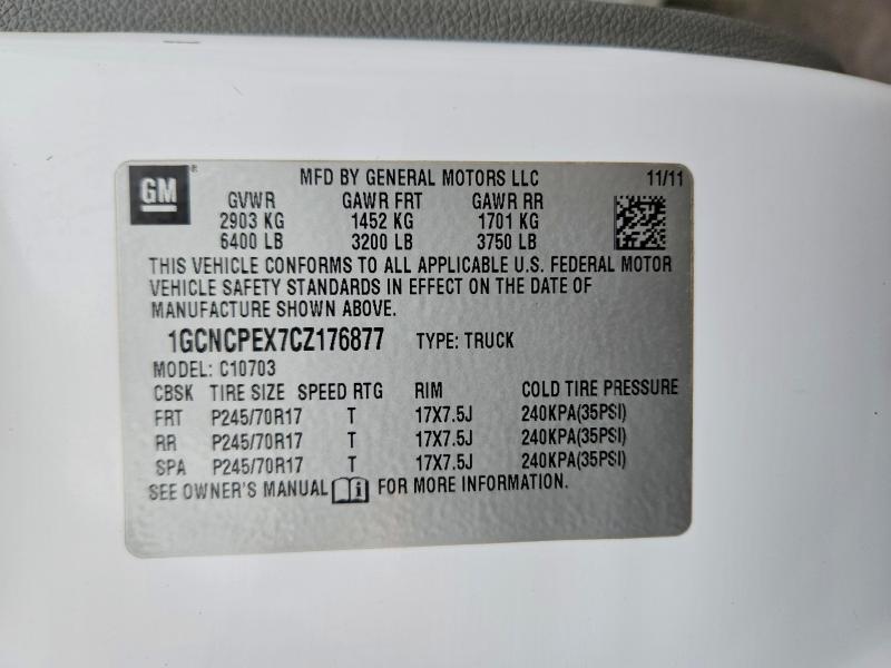 2012 Chevrolet Silverado C1500