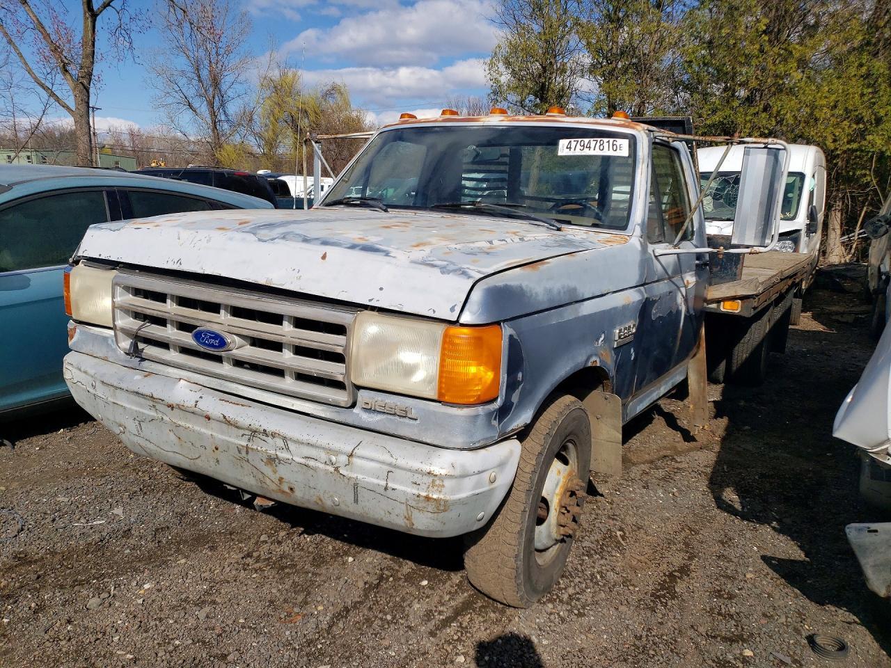 1987 Ford F350 Super Duty Flatbed Truck
