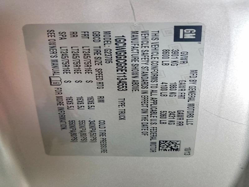 2014 Chevrolet Express 2500 Cargo Delivery Van