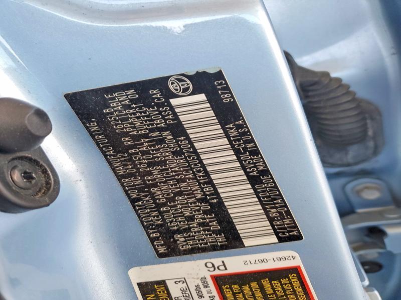 2012 Toyota Camry le