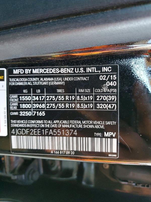 2015 Mercedes-Benz Gl 350 Bluetec