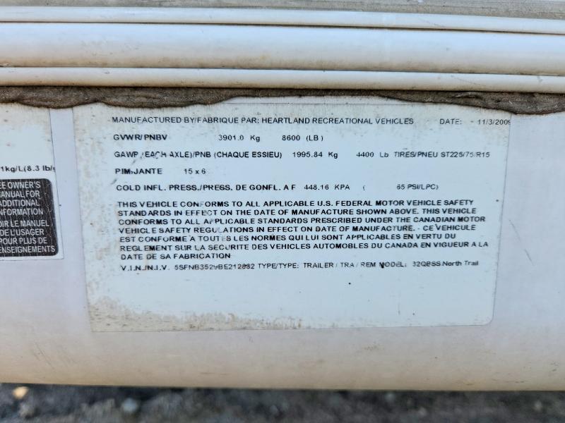 2011 Heartland Rv North Trailer Camper