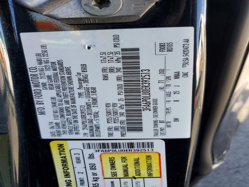 2014 Ford Fusion se Hybrid