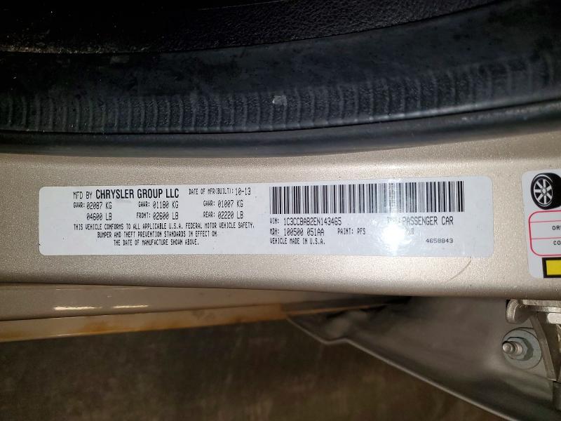 2014 Chrysler 200 lx