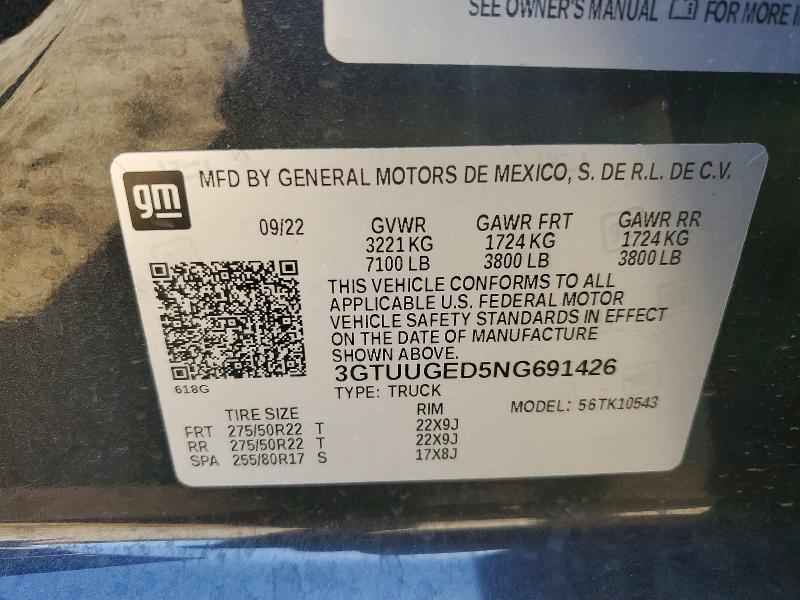 2022 GMC Sierra K1500 Denali