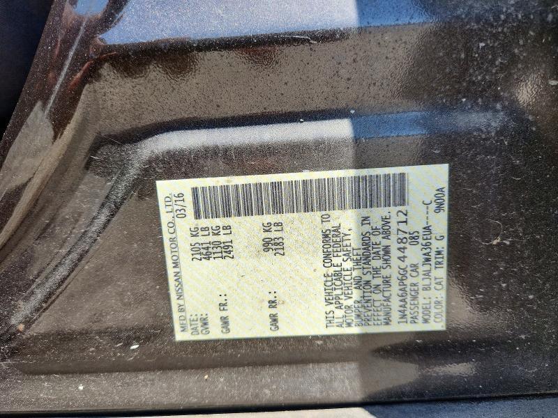 2016 Nissan Maxima 3.5 sv