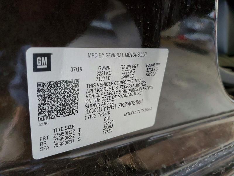 2019 Chevrolet Silverado K1500 High Country