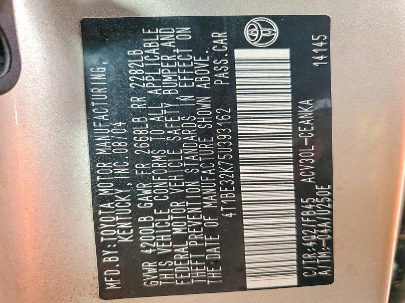 2005 Toyota Camry le