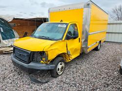 Salvage trucks for sale at Franklin, WI auction: 2019 GMC Savana BOX Truck