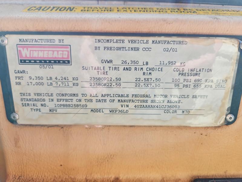2001 Winnebago Motorhome
