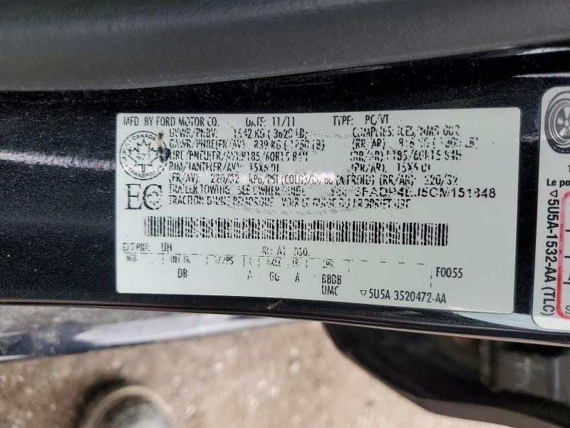 2012 Ford Fiesta se