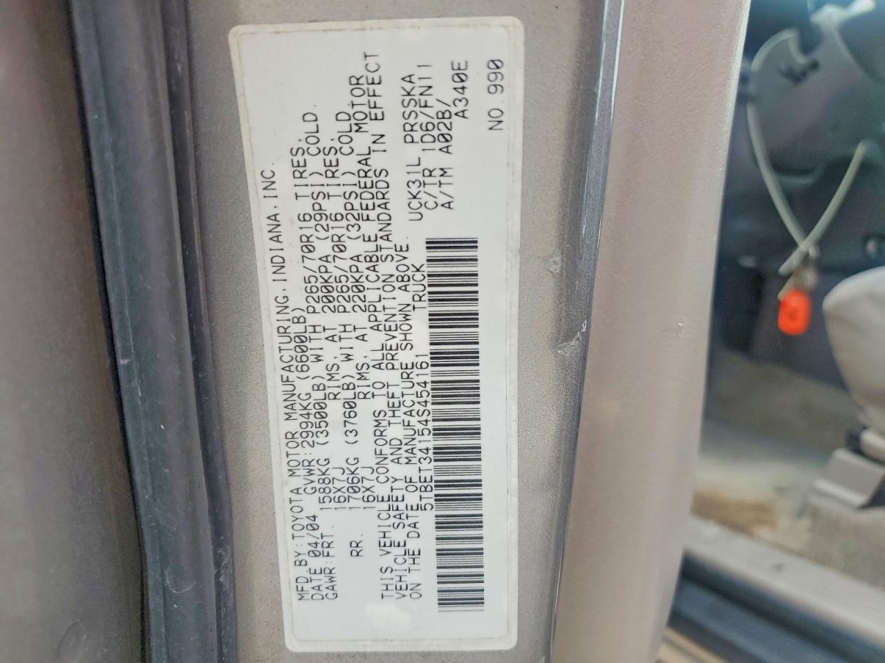 2004 Toyota Tundra Double Cab SR5
