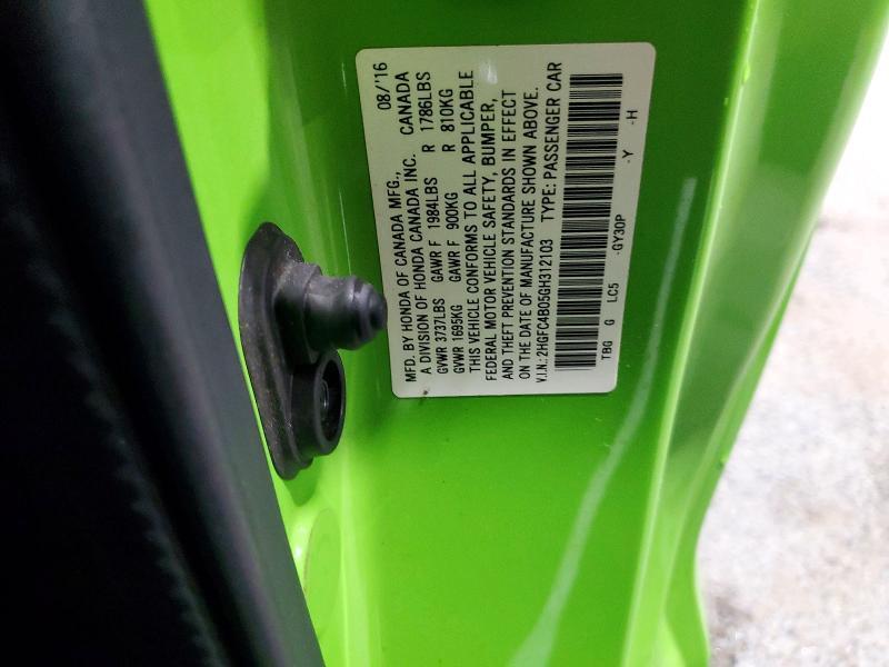 2016 Honda Civic lx