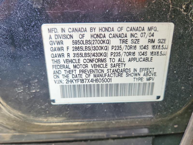 2004 Honda Pilot exl