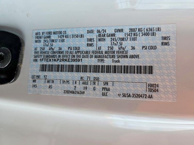 2024 Ford F150 XL