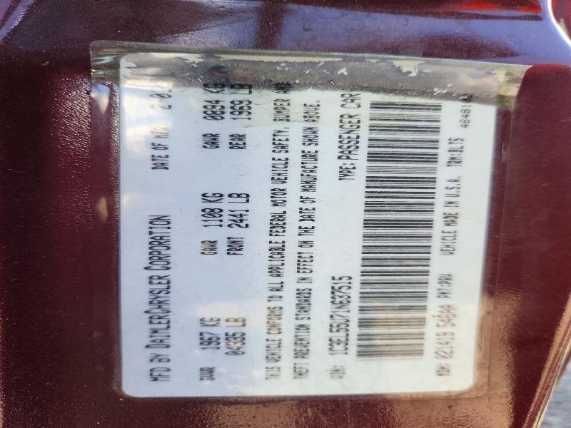 2001 Chrysler Sebring lxi