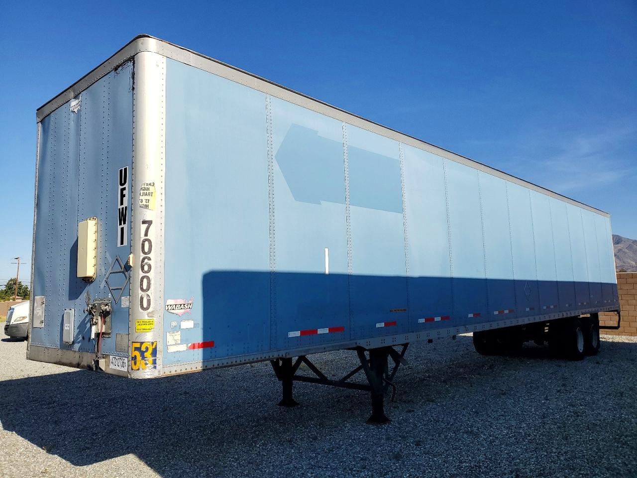 2015 Wabash Dvcvhpc DRY Van Trailer