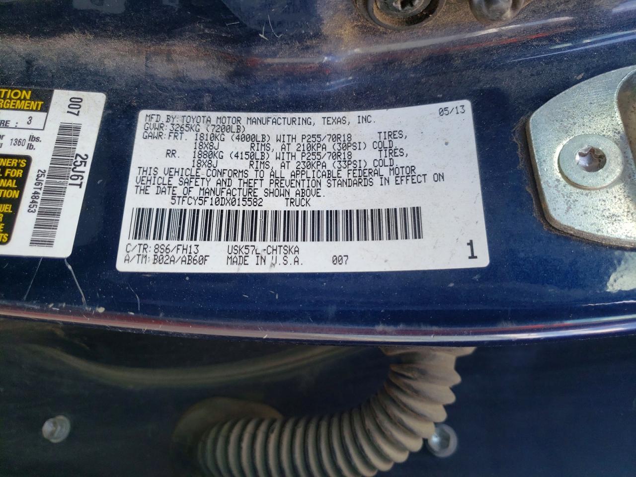 2013 Toyota Tundra Double Cab SR5