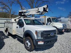 Salvage trucks for sale at Barberton, OH auction: 2019 Ford F550 Super Duty Bucket Truck