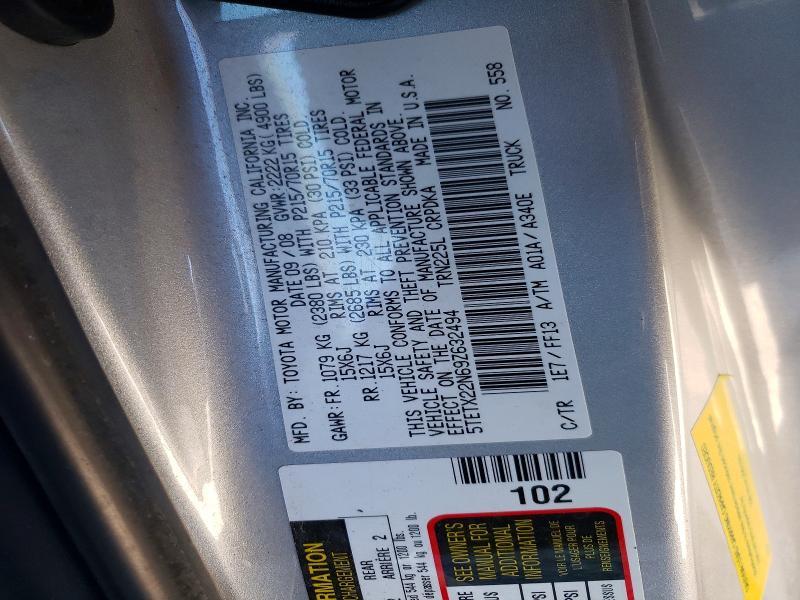 2009 Toyota Tacoma Access cab