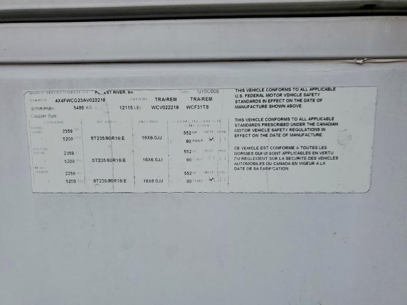 2010 Foresriver 2010 Forest River Wildcat Camper