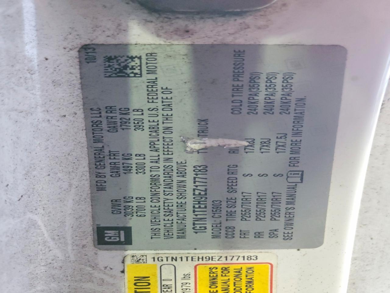 2014 GMC Sierra C1500