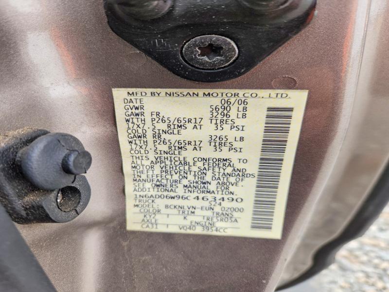 2006 Nissan Frontier SE