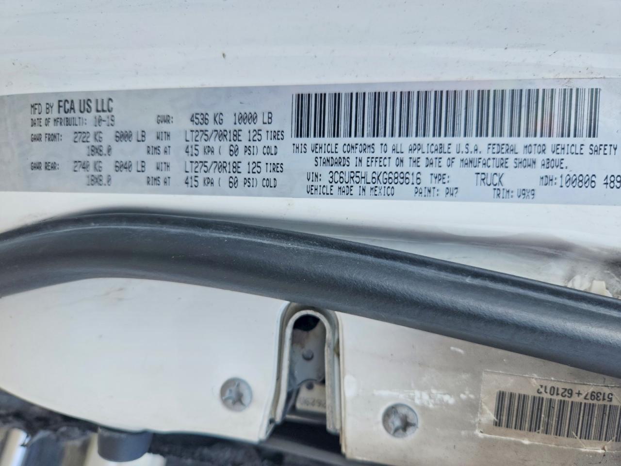 2019 Dodge RAM 2500 Tradesman