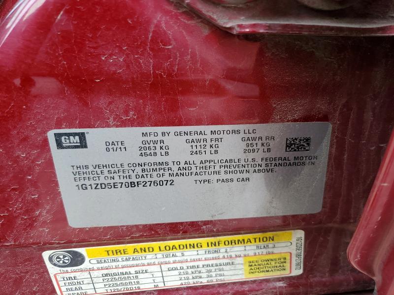 2011 Chevrolet Malibu 2LT