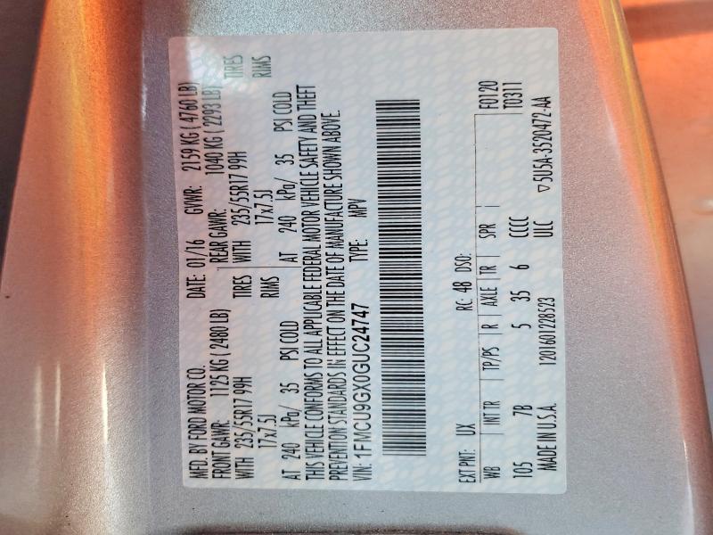 2016 Ford Escape se