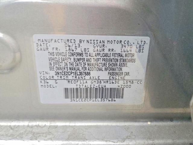 2014 Niss Versa Note