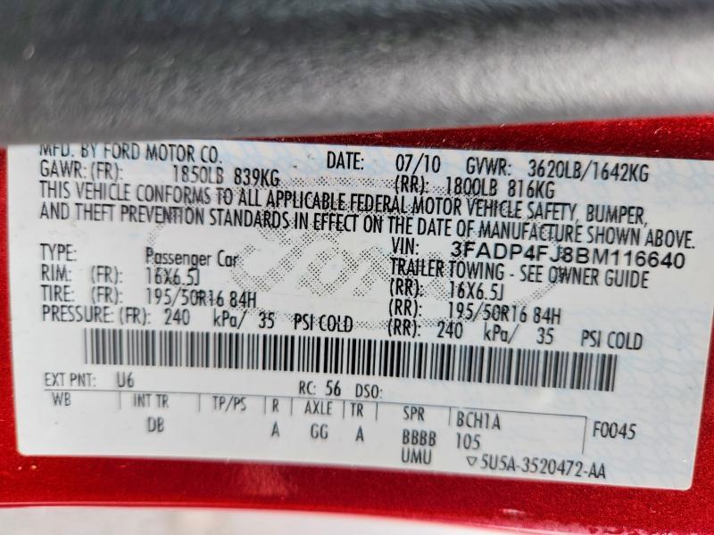 2011 Ford Fiesta ses