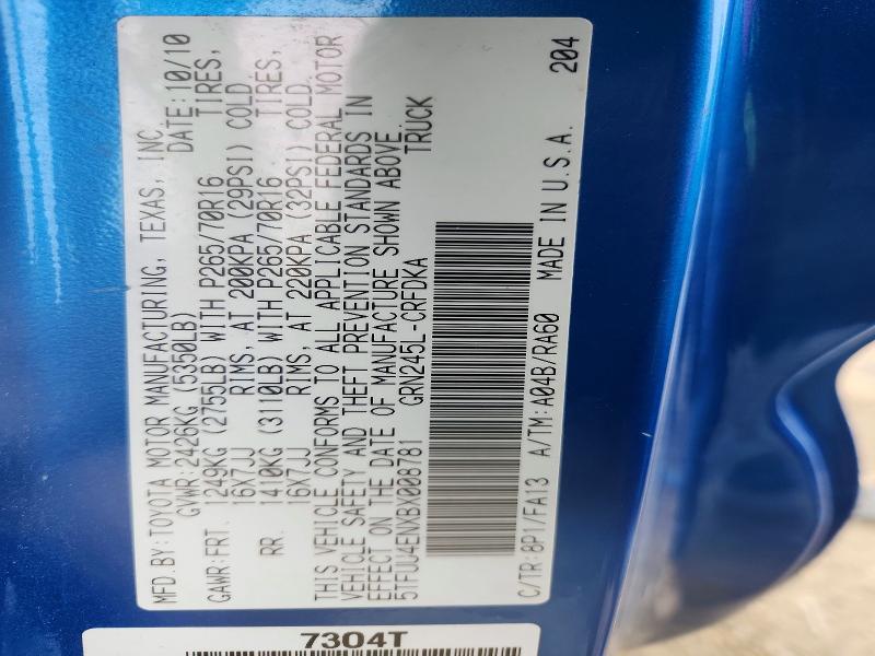 2011 Toyota Tacoma V6