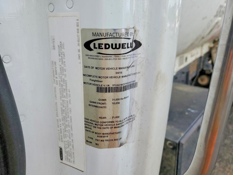 2016 Freigliner 2016 Freightliner Business Class M2 Propane Delive