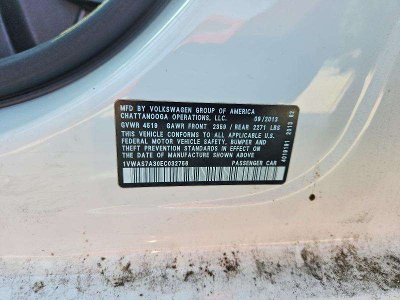 2014 Volkswagen Passat s