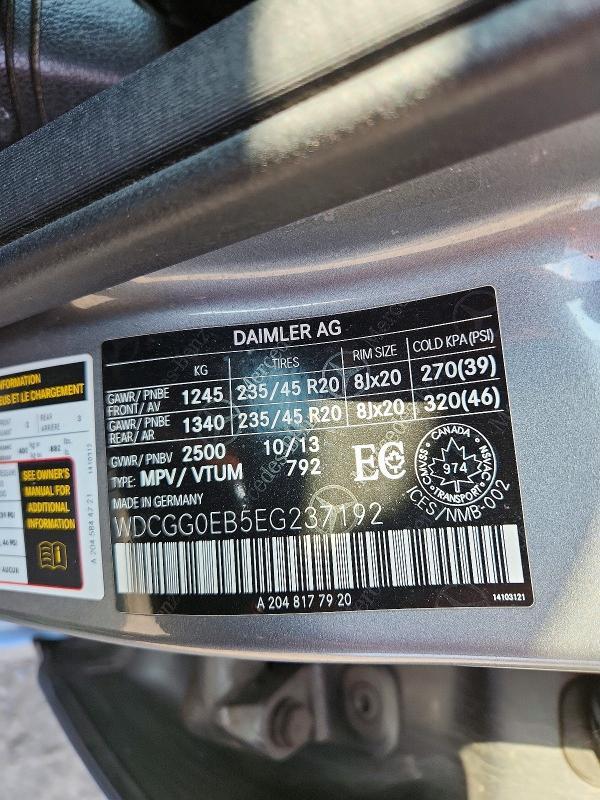 2014 Mercedes-Benz Glk 250 Bluetec