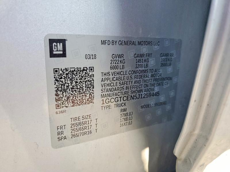 2018 Chevrolet Colorado LT