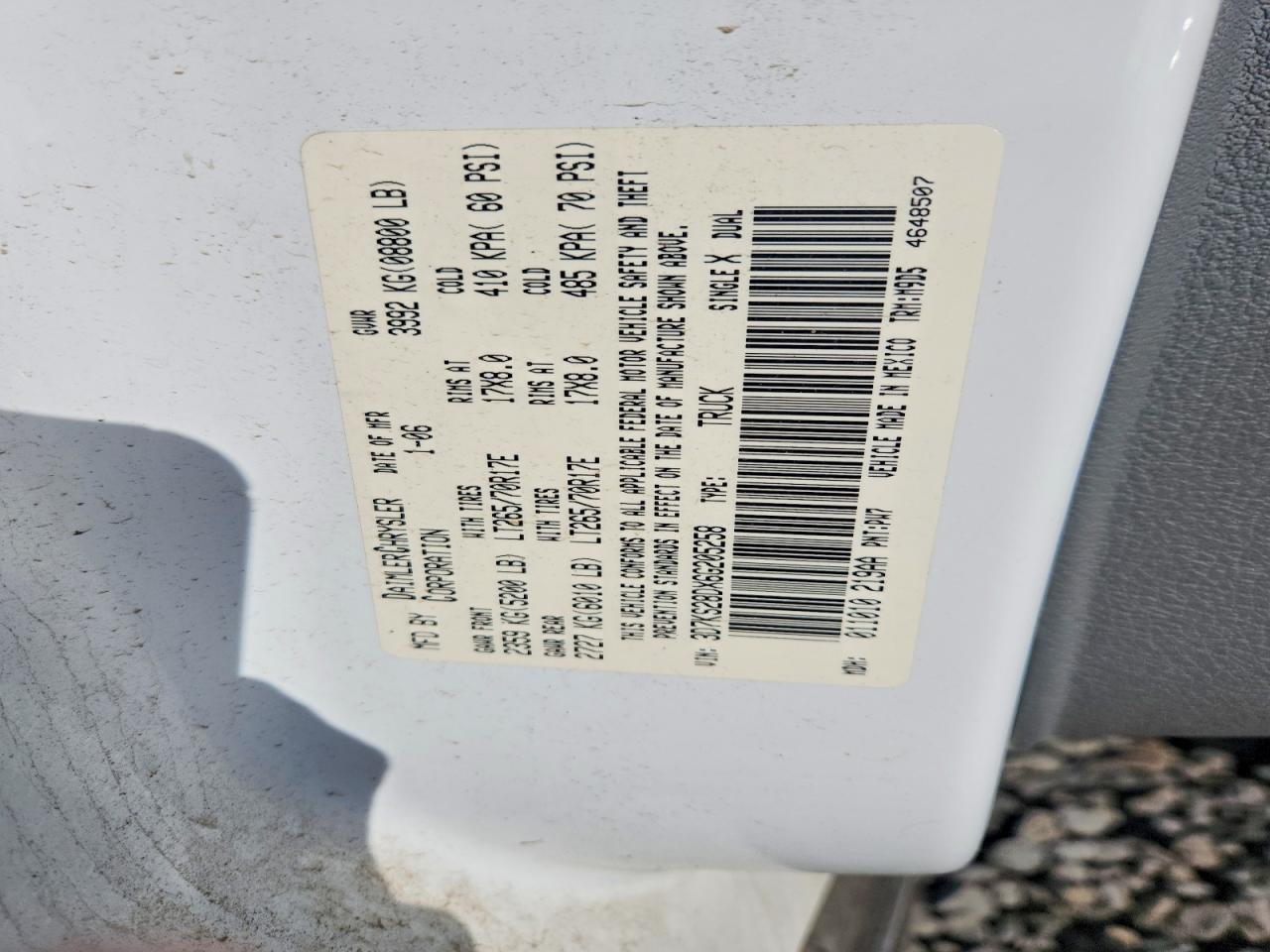 2006 Dodge RAM 2500 ST