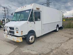 Salvage trucks for sale at Wheeling, IL auction: 2001 Freightliner MT55 Chassis Delivery Truck