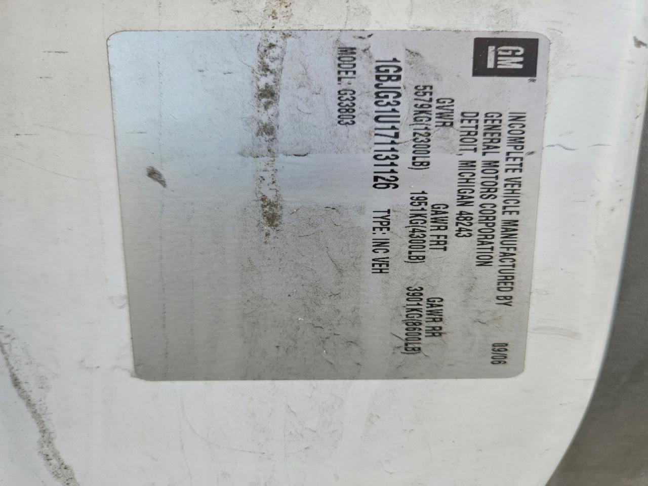 2007 Chevrolet Express G3500