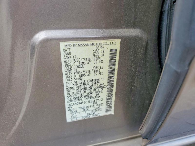 2005 Nissan Xterra s