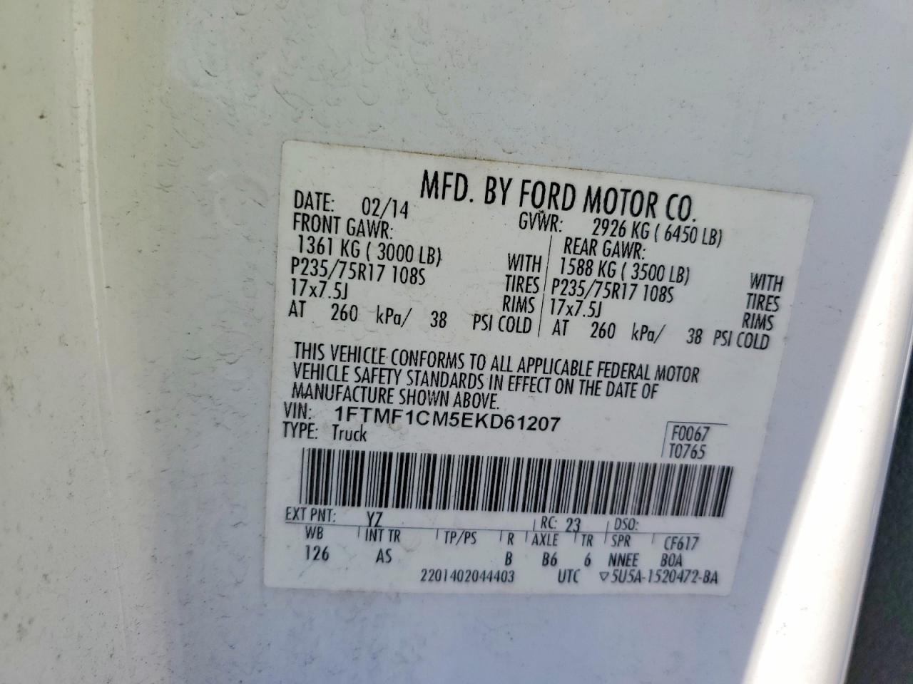 2014 Ford F150