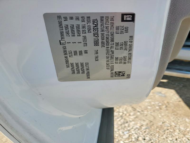 2012 Chevrolet Silverado K1500 lt