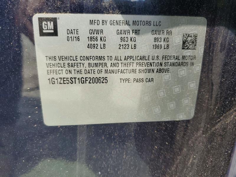 2016 Chevrolet Malibu lt