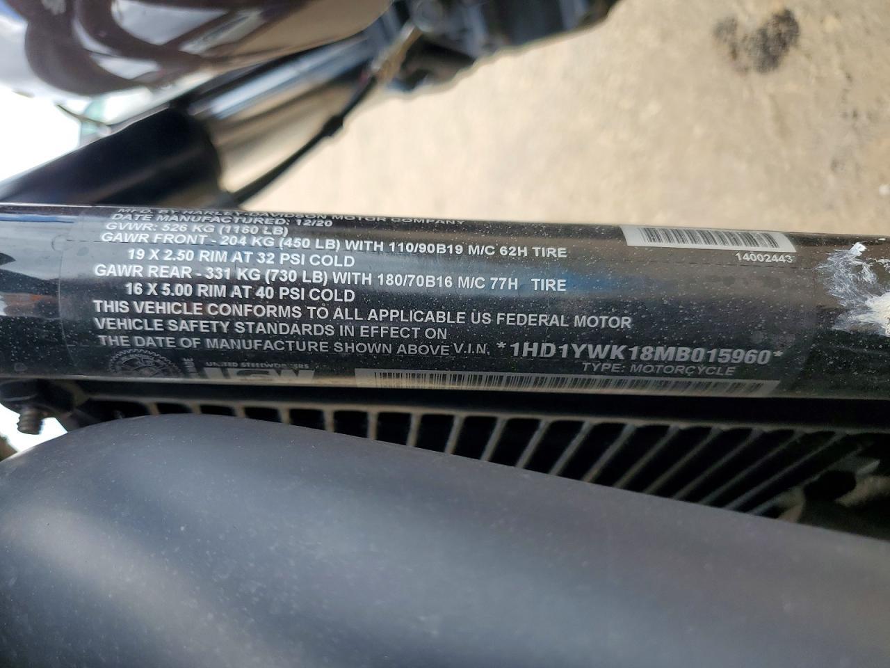 2021 Harley-Davidson Fxlrs