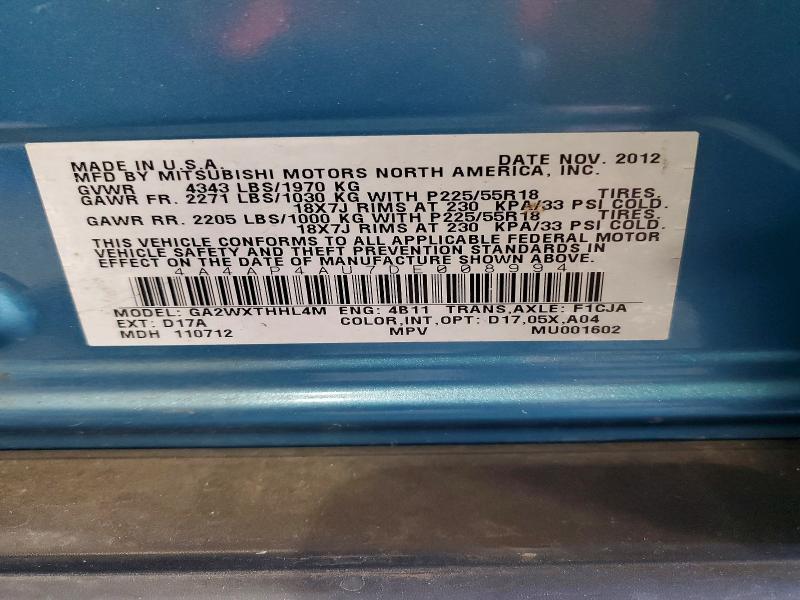 2013 Mitsubishi Outlander Sport se